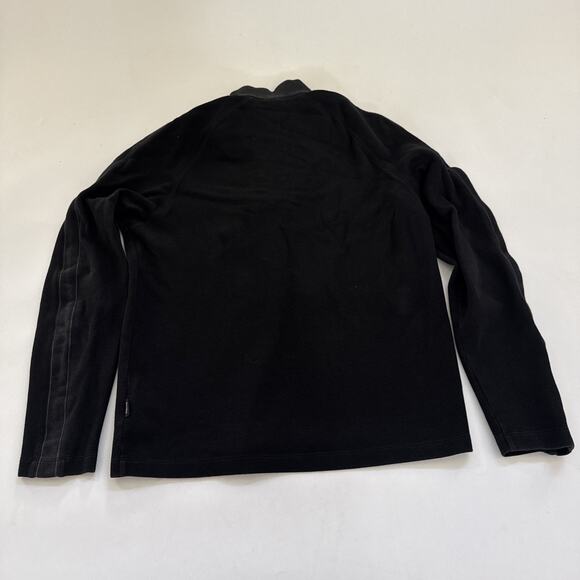 HUGO BOSS Sweater 1/4 Button Up Long Sleeve Pullover Cotton Stretch Shirt Medium - Picture 5 of 9